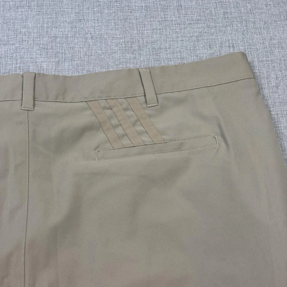 Adidas Golf Chino Shorts Mens 42 Beige Polyester Performance 10